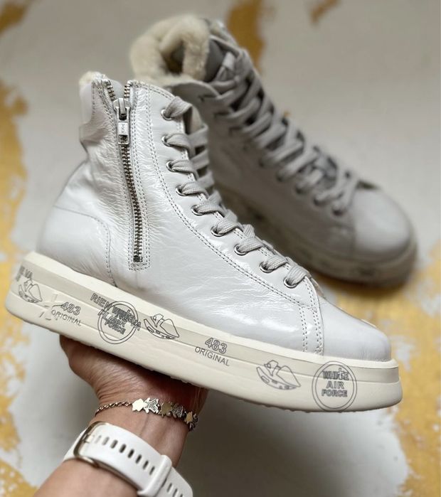 Оригинал! Premiata Edith 6108 Премиата мех зима ботинки кроссовки