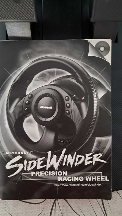 volante microsoft  sidewinder precision racing wheel