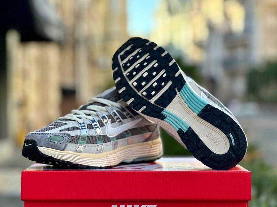 Кроссовки Жіночі Nike P6000  Flat Pewter/ Grey Beige Green/Кросівки Жіночі Найк p 6000
