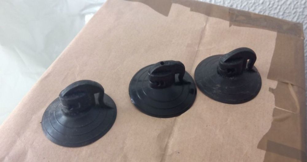 Lote 3 Ventosas para vidro