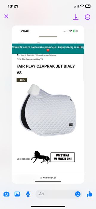 Sprzedam Nowy czaprak