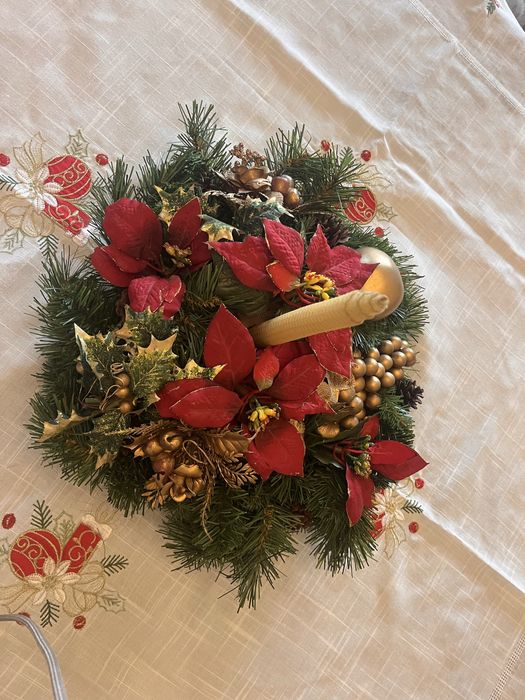 Centro natalicio grande ( 45 cm de diâmetro).