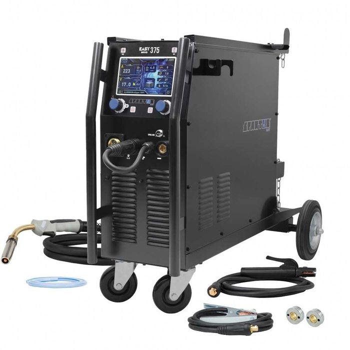 Spawarka Migomat SPARTUS EasyMIG 375 pakiet  (zestaw)