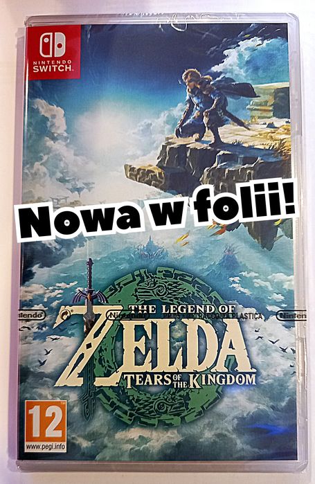Zelda Tears Kingdom Nintendo Switch /Nówka! Sklep Chorzów