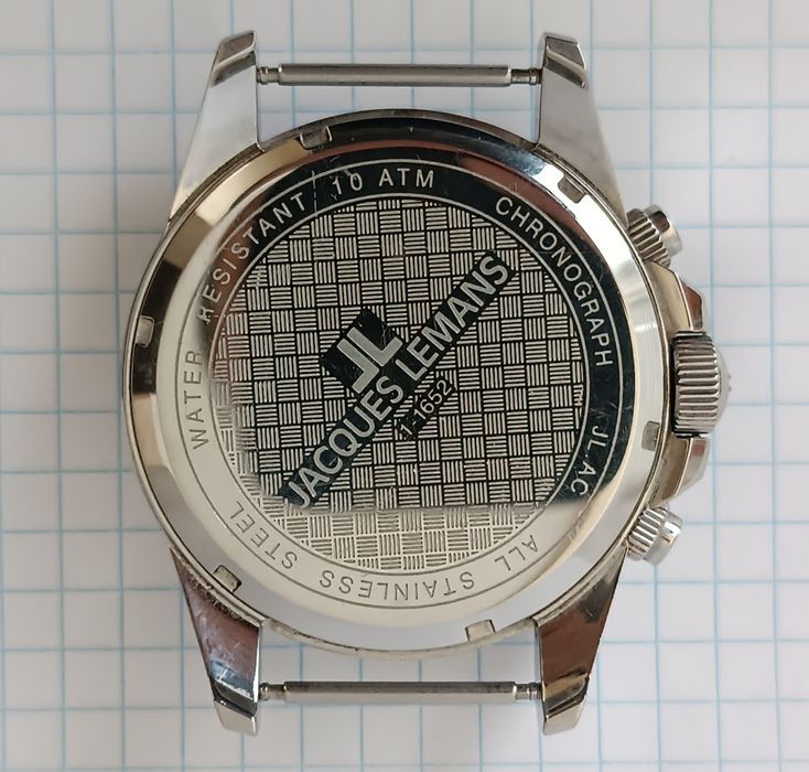 Швейцарський хронограф Jacques Lemans 10 atm дайвер