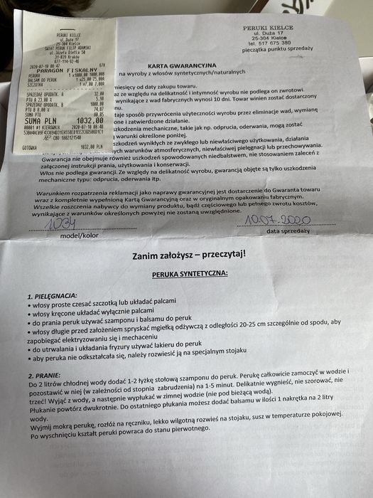 Peruka syntetyczne Gisela Mayer