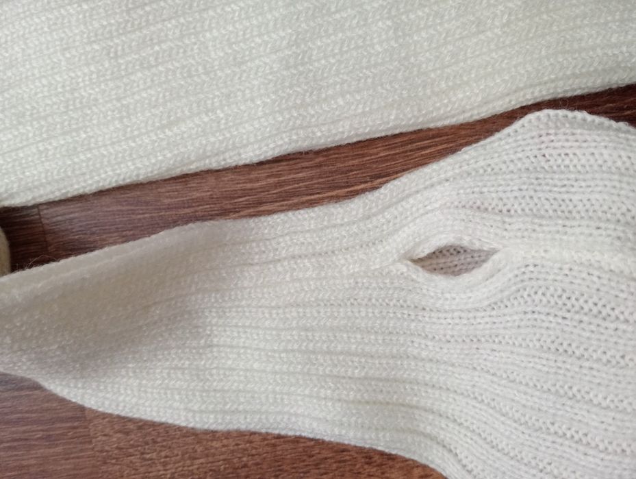 NOWE Rękawy kremowe