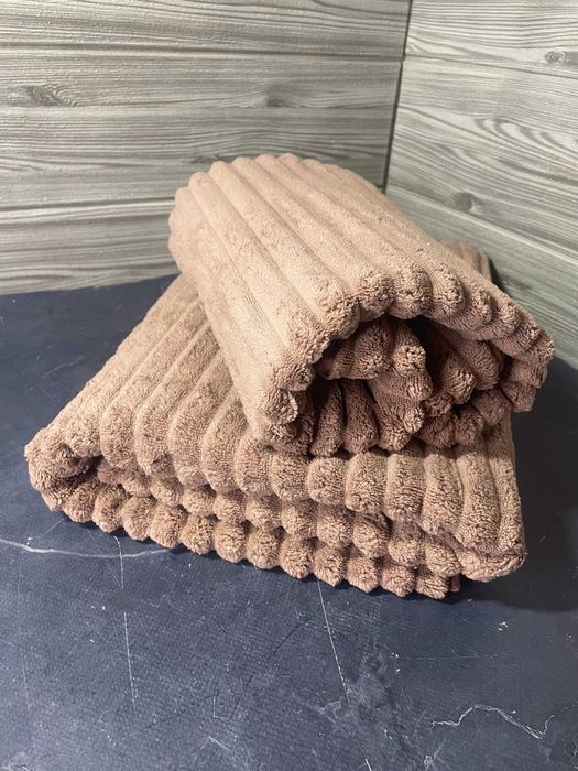 Рушники Шарпей різні кольори банні, для лиця та рук, Мікрофібра