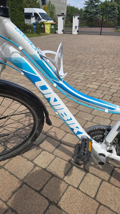 Rower UNIBIKE biało-niebieski