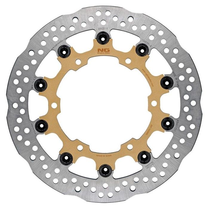 disco travao frente yamaha disco de travão ng flutuante ondulado 294x ø298 x ø132 x 5