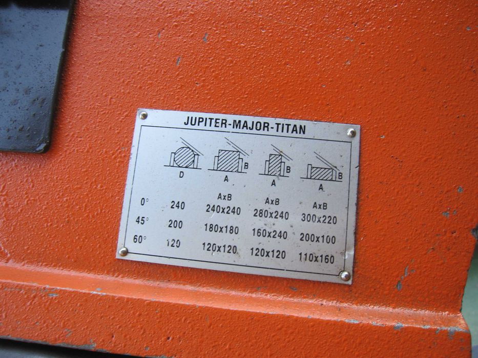 Piła taśmowa do metalu przecinarka FMB 300 HYDRAULICZNA