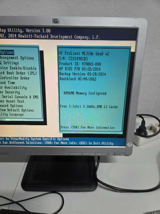 HP Proliant ML310e Gen V2