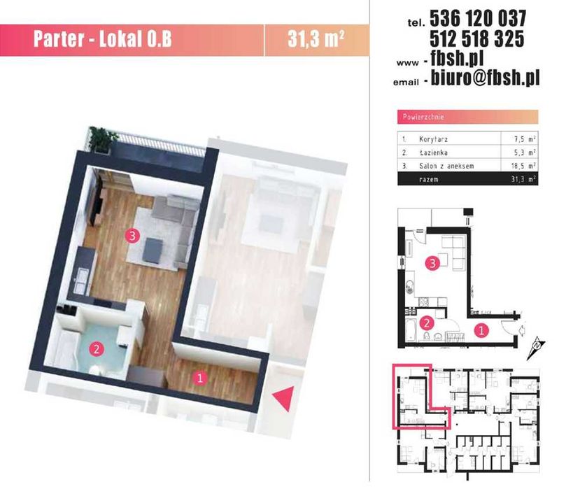 Mieszkanie 31,3 m2 - 215 tys. zł!
