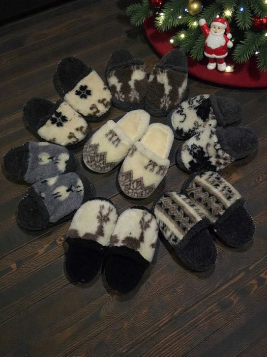 Тапочки из овчины 36-46 / ОПТ и розн домашние тапки, тапочки , всувки