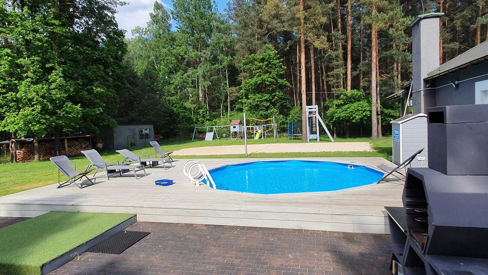 Willa w lesie imprezy wesele basen sauna jacuzzi 22 lozka
