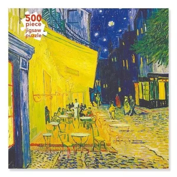 Puzzle 500 Taras kawiarni w nocy Vincent van Gogh. Flame Tree