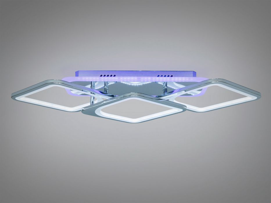 Світлодіодна LED люстра 75W з пультом і підсвіткою