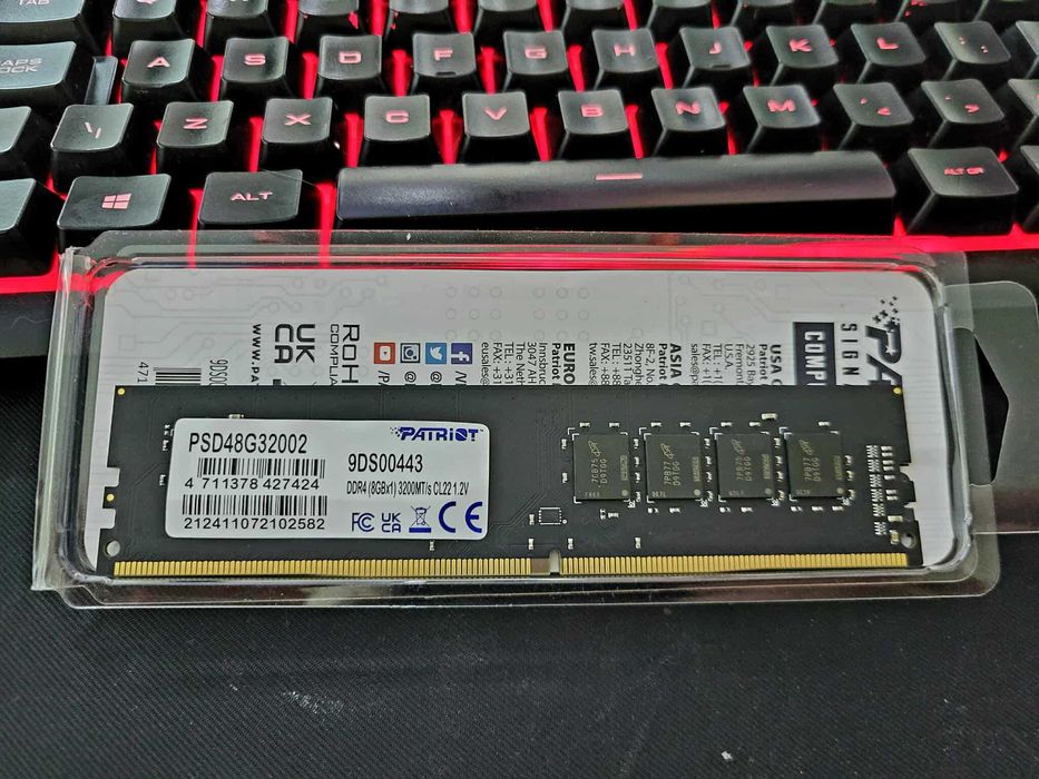 Pamięć Patriot DDR4 1x8 GB 3200 mhz CL 22