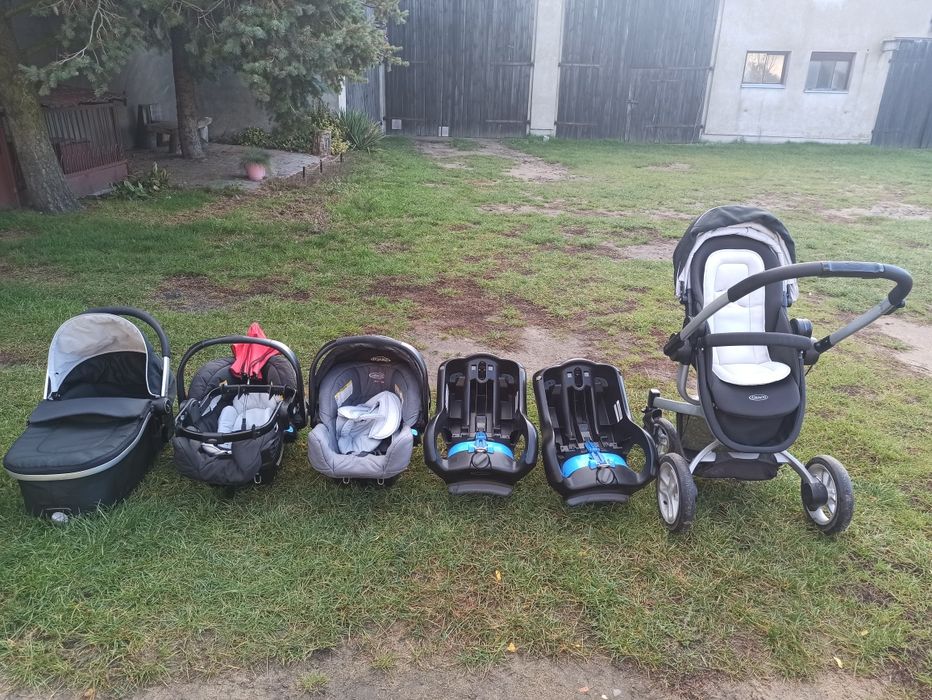 Wózek 3 w 1 oraz bazy