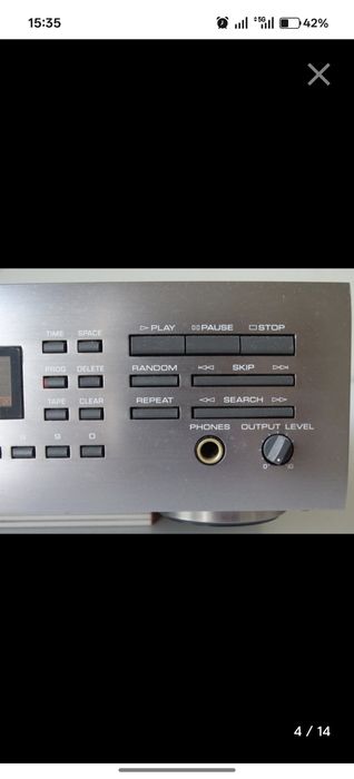 Leitor de CD Yamaha CDX 750E