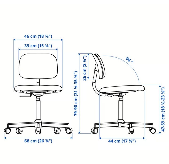 Cadeira de escritório Ikea