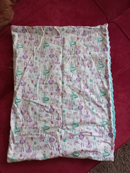 Pościel minky - miętowa