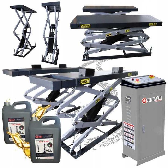 Podnośnik nożycowy podposadzkowy XL300I-E2 Grubber