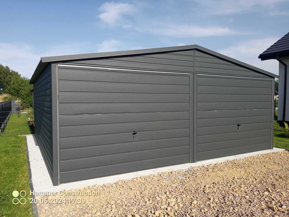 Garaż blaszany PREMIUM. KONSTRUKCJA W OCYNKU. Producent. Cała POLSKA