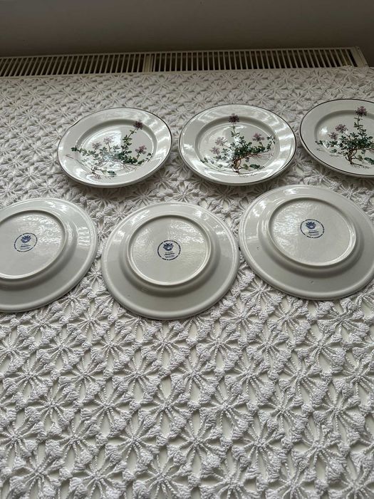 Villeroy & Boch "Botanica" – Zestaw 6 talerzy – Stan IDEALNY