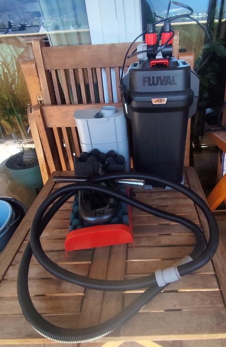 Fluval 207 filtr zewnętrzny do 220 litrów,pełen zestaw