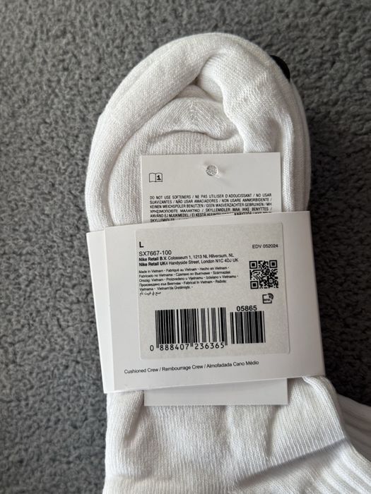 Шкарпетки Nike (ОРИГІНАЛ) Носки Nike everyday black, white