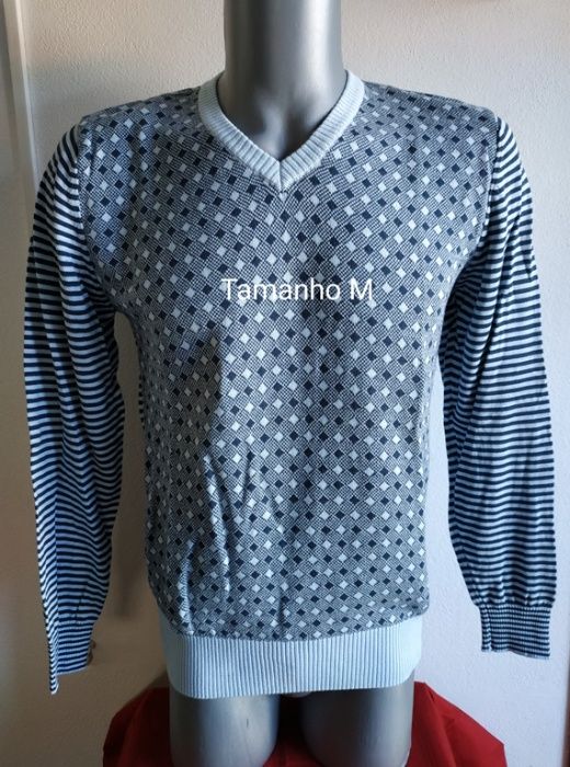 Camisolas de malha para homem