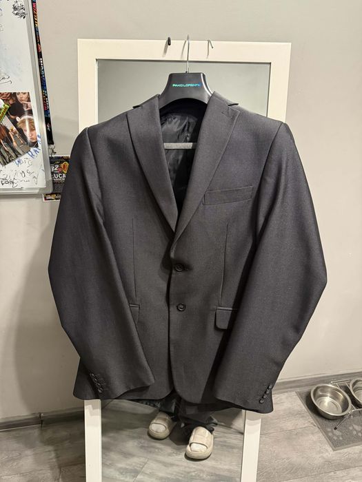 Szary garnitur w idealnym stanie  (kompet )