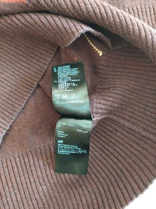 Bordowy sweter H&M rozm M
