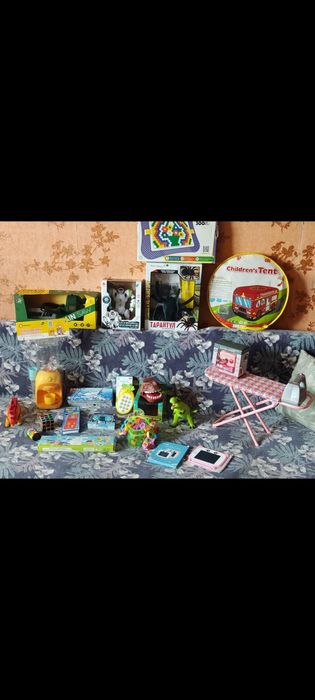 Игрушки в идеальном рабочем состоянии.