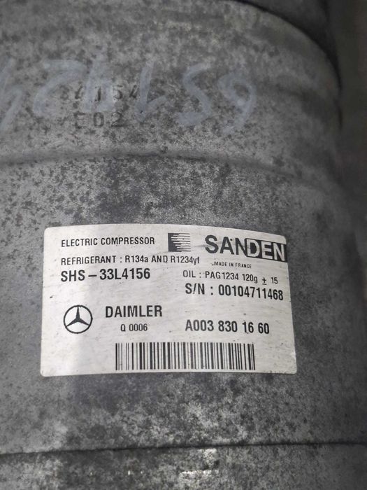 Compressor Elétrico Mercedes 651924 Hibrido