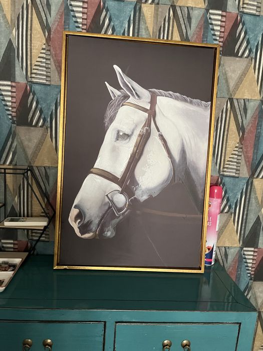 Quadro de cavalo decorativo