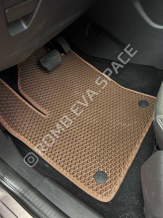‼️ 2 ЛОГО В ПОДАРУНОК! Коврики EVA в салон, Всесезонні автоковрики ЕВА