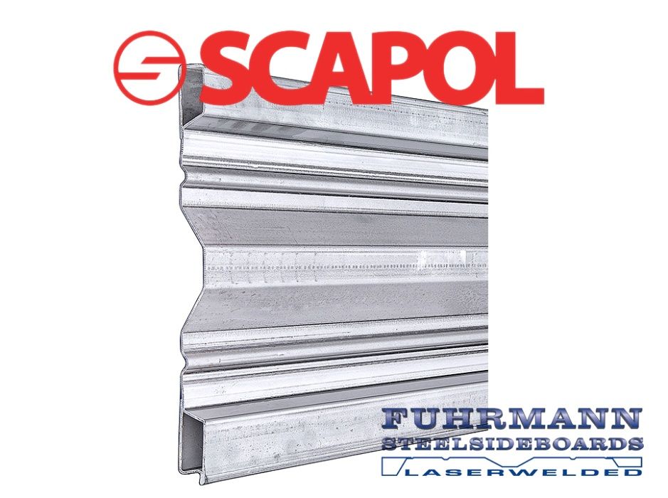 Profil burtowy HVN 500 blacha 2,0 dł. 1m - Burta stalowa do przyczep