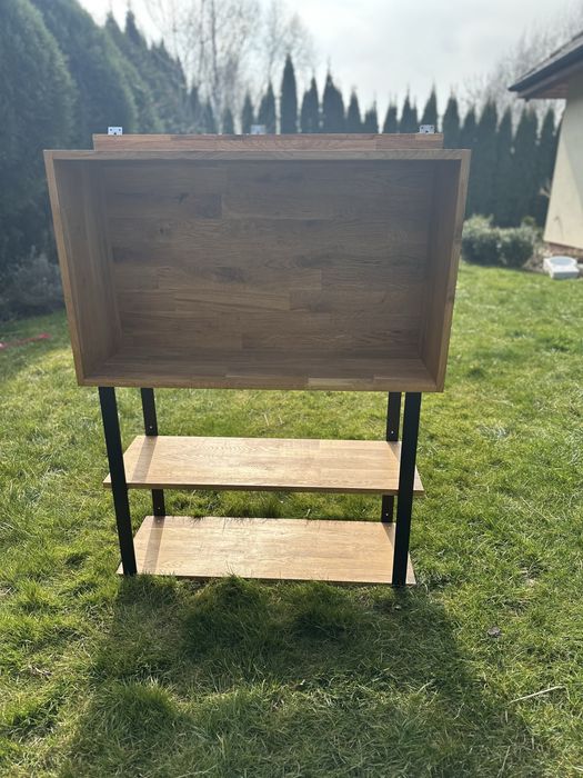 Debowa szafka. Loftowy styl prawdziwe drewno