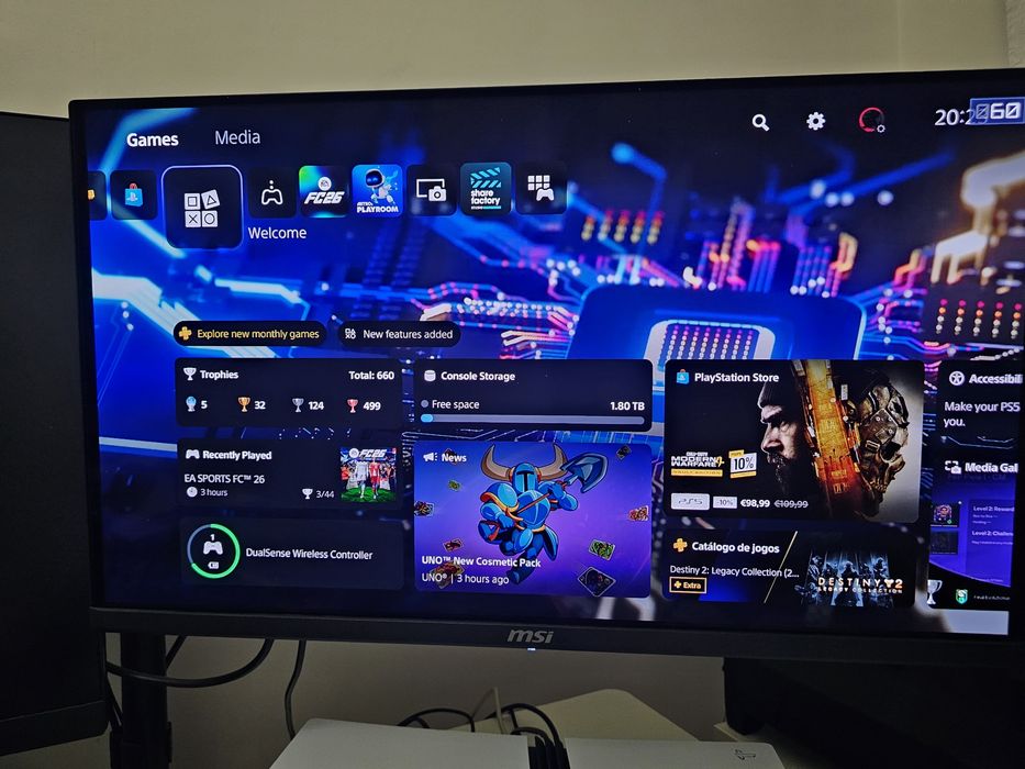Monitor MSI MAG 271QPX QD-OLED 26.5" (1440p / 360Hz) – Como Novo