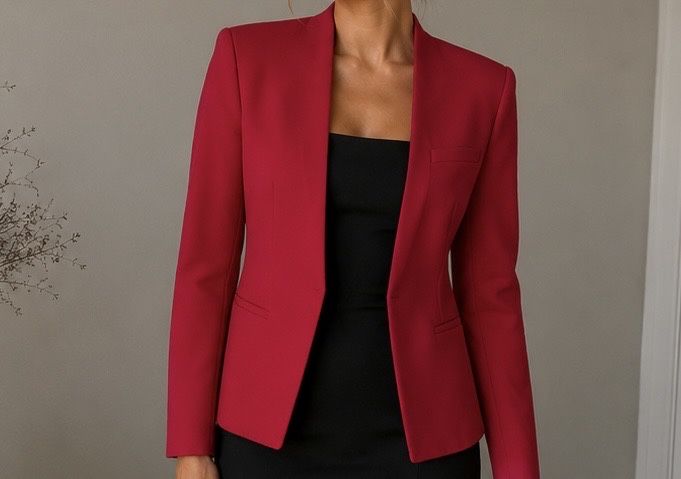 Marynarka żakiet Zara 34 xs róż