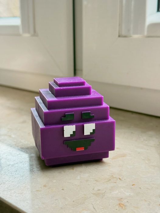 Grimace egg figurka minecraft McDonald