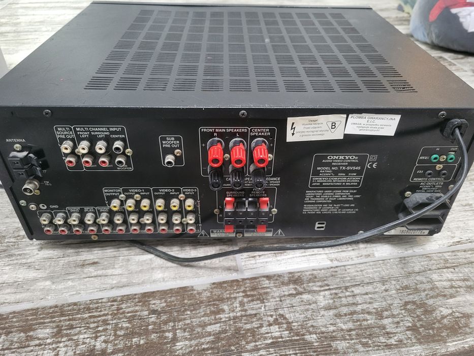 Wzmacniacz amplituner onkyo tx-sv545