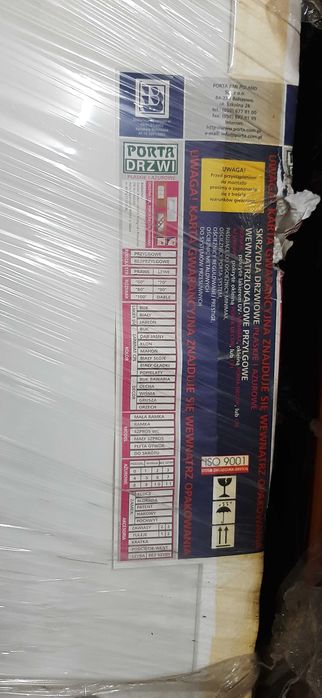 Drzwi łazienkowe białe klasyczne Porta Minimax szpros WC 80 P tuleje