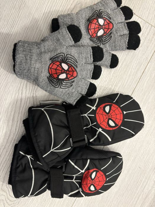 Rękawiczki Spiderman mitenki&watowane