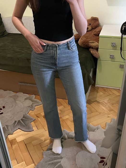 джинси zara wide leg 34