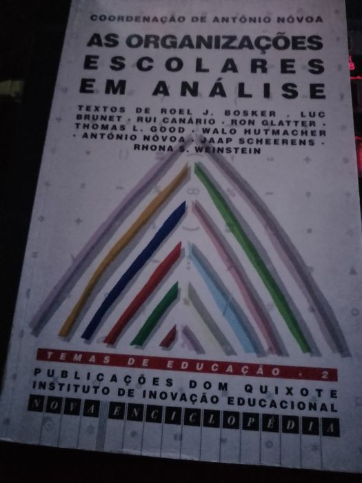 Unhas Negras - João da Silva Correia - Câmara Municipal de S.Joso da Madeira-3edição-15E- As organizaçoes escolares em anàlise-António Nóvoa10Edesde2E