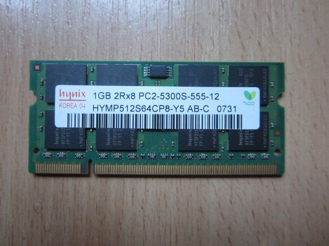 Память Hynix So-Dimm 1Gb DDR2-667 PC2-5300 CL5 для Ноутбука