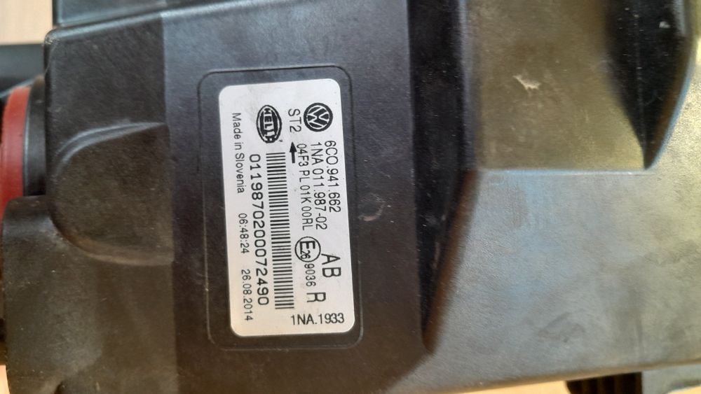 VW Polo 6C 2014- halogen prawy oryginał